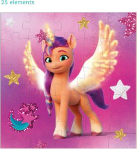 Dodo PUZZLE 3w1 "MY LITTLE PONY" 3 UKŁADANKI W JEDNYM KOLOROWE UKŁADANKI 3
