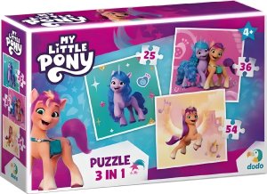 Dodo PUZZLE 3w1 MY LITTLE PONY NIEZWYKŁY ZESTAW UKŁADANEK DLA NAJMŁODSZYCH 6