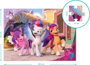 Dodo PUZZLE "MY LITTLE PONY" UKŁADANKA 60 ELEMENTÓW UROCZE KUCYKI DLA DZIECI 2