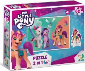 Dodo PUZZLE MY LITTLE PONY Z FIGURKĄ KUCYKA UKŁADANKA 60 ELEMENTÓW DLA DZIECI 4