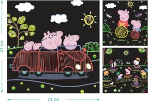 Dodo ZDRAPKA ARTYSTYCZNA ŚWINKA PEPPA MALOWANIE METODĄ SCRATCH DLA NAJMŁODSZYCH 3