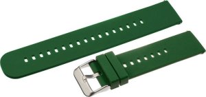 Pacific Pasek gumowy do zegarka U27 - ciemnozielony/srebrny - 22mm 3