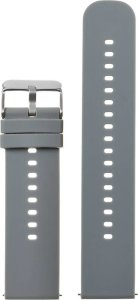 Pacific Pasek gumowy do zegarka U27 - ciemny szary/srebrny - 22mm 2
