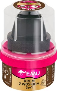 Vaco EMU Krem do butów z woskiem 3w1 - brązowy 50ml 2