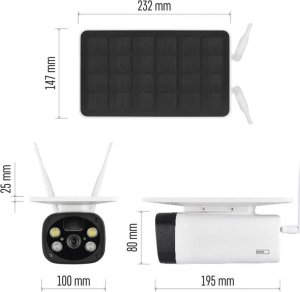 Kamera IP Foscam Kamera wifi solarna Emos H4056 IP-600 EYE 3