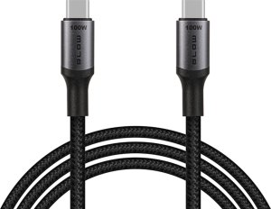 Kabel USB Blow USB-C - USB-C 1 m Czarny 1