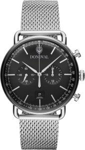 Zegarek Donoval ZEGAREK MĘSKI DONOVAL WATCHES CHRONOSTAR DL0028 - CHRONOGRAF + BOX (zdo006a) 1