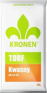 Den Braven Ziemia Torf kwaśny Kronen 80L pH 3,5-4,5 1