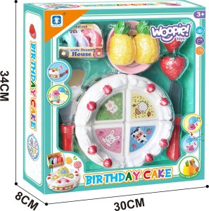 Woopie WOOPIE Tort Urodzinowy i Owoce do Krojenia ze Słodkościami 6