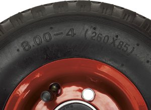 Blow Koło 26cm do taczki wózka 260x85 3.00/4 CZERWONE 2