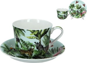 Brookes Empireware Filiżanka śniadaniowa ze spodkiem - Tropical Safari (FBCh) 1