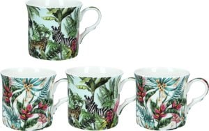 Brookes Empireware Kpl. 4 kubków - Tropical Safari (FBCh) 1