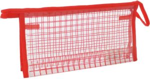 Donegal Transparentna kosmetyczka w kratkę 2