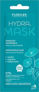 Floslek FLOSLEK Relax Time Maseczka nawilżająca Hydra na twarz,szyję i dekolt 6ml 2