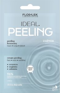 Floslek FLOSLEK Clean Skin Peeling kremowy Ideal na twarz,szyję i dekolt - skóra dojrzała 2x4ml 1