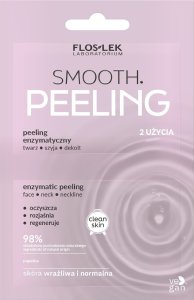 Floslek FLOSLEK Clean Skin Peeling enzymatyczny Smooth na twarz,szyję i dekolt - skóra normalna i wrażliwa 2x4ml 1