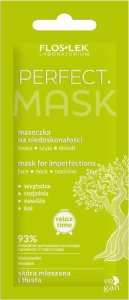 Floslek FLOSLEK Relax Time Maseczka na niedoskonałości Perfect na twarz,szyję i dekolt 6ml 2