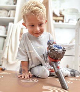 Woopie WOOPIE Interaktywny Odkurzacz Pionowy 3w1 dla Dzieci z Funkcją Ssania 9