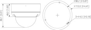 Dahua Technology KAMERA WANDALOODPORNA AHD, HD-CVI, HD-TVI, PAL HAC-HDBW1200EA-0280B-S6 - 1080p 2.8mm DAHUA 3