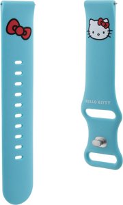 HelloKitty Hello Kitty Pasek Uniwersalny HKUWLSCHBLB Silicone Kitty Head niebieski/czarny 22mm 6