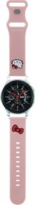 HelloKitty Hello Kitty Pasek Uniwersalny HKUWLSCHBLP Silicone Kitty Head różowy/pink strap 22mm 5