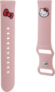 HelloKitty Hello Kitty Pasek Uniwersalny HKUWLSCHBLP Silicone Kitty Head różowy/pink strap 22mm 6