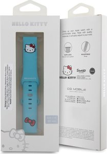 HelloKitty Hello Kitty Pasek Uniwersalny HKUWMSCHBLB Silicone Kitty Head niebieski/czarny 20mm 7