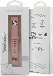 HelloKitty Hello Kitty Pasek Uniwersalny HKUWMSCHBLP Silicone Kitty Head różowy/pink strap 20mm 4