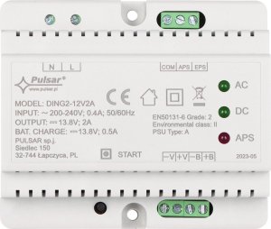 Pulsar ZASILACZ BUFOROWY IMPULSOWY DING2-12V2A PULSAR 1