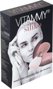 Vitammy VITAMMY SILIKO kolor pudrowy róż Szczoteczka soniczna do twarzy 2