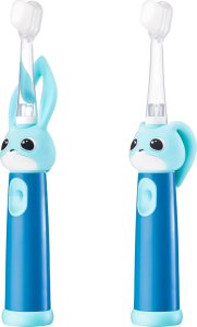 Vitammy Vitammy Bunny Blue Szczoteczka soniczna do zębów dla dzieci 0-3 lat z nanowłóknami i LED 3