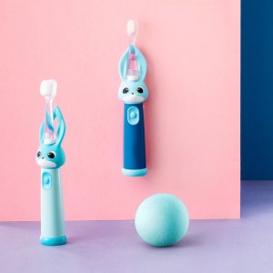 Vitammy Vitammy Bunny Blue Szczoteczka soniczna do zębów dla dzieci 0-3 lat z nanowłóknami i LED 7