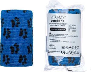 Vitammy Vitammy Autoband łapki 10cm x 450cm Elastyczny bandaż kohezyjny samoprzylepny 1