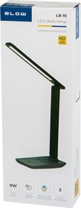 Lampka biurkowa Blow 44-159# Lampka biurkowa led lb-15 czarna 6