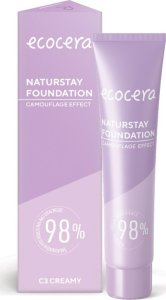 Ecocera  ECOCERA Naturstay Foundation Naturalny Podkład - efekt kamuflażu C3 Creamy 30ml 1