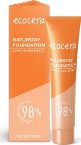 Ecocera  ECOCERA Naturstay Foundation Naturalny Podkład - efekt kamuflażu N2 Stay Buff 30ml 2