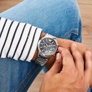 Zegarek Emporio Armani ZEGAREK MĘSKI EMPORIO ARMANI AR2460 RENATO + BOX (zi094a) 7