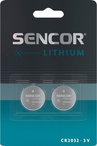 Sencor Bateria litowe, CR2032, CR2032, 3V, Sencor, blistr, 2-pack 1