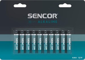 Sencor Bateria alkaliczna, AAA (LR03), AAA, 1.5V, Sencor, blistr, 10-pack 1