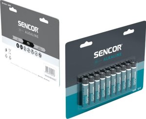 Sencor Bateria alkaliczna, AAA (LR03), AAA, 1.5V, , blistr, 10-pack 7