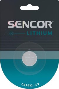 Sencor Bateria litowe, CR2032, CR2032, 3V, Sencor, blistr, 1-pack 1