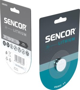 Sencor Bateria litowe, CR2032, CR2032, 3V, Sencor, blistr, 1-pack 6