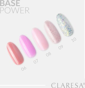 Claresa CLARESA Base Power Baza kauczukowa do paznokci UV/LED 10 5g 7