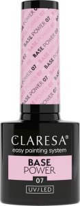 Claresa CLARESA Base Power Baza kauczukowa do paznokci UV/LED 07 5g 2