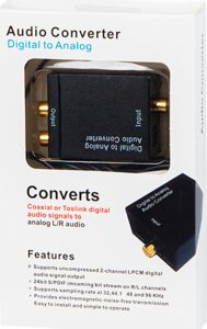 Adapter AV Blow 91-201# Konwerter optyczny toslink dac na 2xrca 3