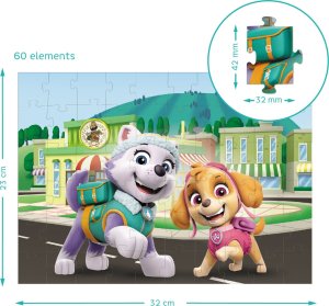 Dodo PUZZLE 2w1 PSI PATROL 60 ELEMENTÓW KOLOROWANKA I UKŁADANKA W JEDNYM 4