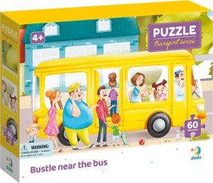 Dodo PUZZLE "GWAR OBOK AUTOBUSU" KOLOROWA I UROCZA UKŁADANKA 60 ELEMENTÓW 5