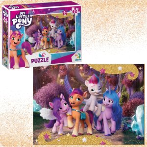 Dodo PUZZLE "MY LITTLE PONY" 60 ELEMENTÓW KOLOROWEJ UKŁADANKI DLA NAJMŁODSZYCH 1