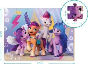 Dodo PUZZLE "MY LITTLE PONY" 30 ELEMENTÓW KOLOROWEJ UKŁADANKI DLA NAJMŁODSZYCH 4