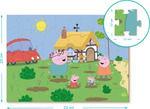 Dodo PUZZLE 2w1 ŚWINKA PEPPA 60 ELEMENTÓW DO UŁOŻENIA + KOLOROWANKA W JEDNYM 5